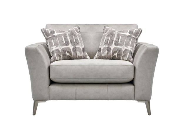 Falmouth Leather Hide Cuddler Sofa Falmouth Leather Hide Cuddler Sofa