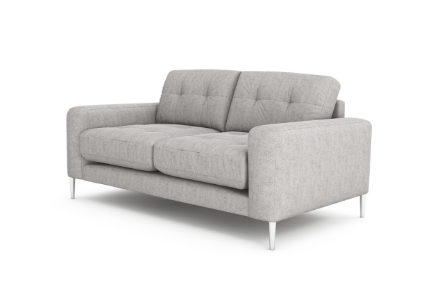 Kansas slate on sale grey fabric sofa