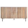 Reed Mango Wood & Marble Wide Sideboard Reed Mango Wood & Marble Wide Sideboard