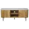 Reed Mango Wood & Marble TV Unit Reed Mango Wood & Marble TV Unit