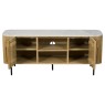 Reed Mango Wood & Marble TV Unit Reed Mango Wood & Marble TV Unit