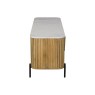 Reed Mango Wood & Marble TV Unit Reed Mango Wood & Marble TV Unit