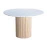 Reed Mango Wood & Marble 120cm Round Dining Table Reed Mango Wood & Marble 120cm Round Dining Table