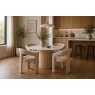 Reed Mango Wood & Marble 120cm Round Dining Table Reed Mango Wood & Marble 120cm Round Dining Table