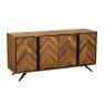 Camden Reclaimed Teak Wood Wide Sideboard Camden Reclaimed Teak Wood Wide Sideboard