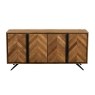 Camden Reclaimed Teak Wood Wide Sideboard Camden Reclaimed Teak Wood Wide Sideboard