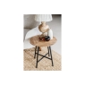Baker Furniture Canada Reclaimed Teak Wood Lamp Table
