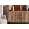 Baker Furniture Fairfax Reclaimed Slatted Wood Wide Sideboard