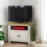 Cotswold Grey Painted Oak Corner TV Stand Cotswold Grey Painted Oak Corner TV Stand