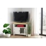 Cotswold Grey Painted Oak Corner TV Stand