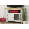Cotswold Grey Painted Oak Corner TV Stand Cotswold Grey Painted Oak Corner TV Stand