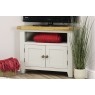 Cotswold Grey Painted Oak Corner TV Stand Cotswold Grey Painted Oak Corner TV Stand