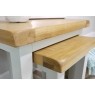 Cotswold Grey Painted Oak Nest Of Tables Cotswold Grey Painted Oak Nest Of Tables