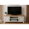 Cotswold Grey Painted Oak Large TV Stand 120cm Wide Cotswold Grey Painted Oak Large TV Stand 120cm Wide
