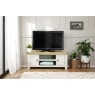 Cotswold Grey Painted Oak Large TV Stand 120cm Wide