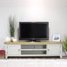 CFL Oak City - Arklow Painted Oak Extra Large TV Stand