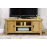 Cotswold Rustic Oak Large TV Stand 120cm Wide Cotswold Rustic Oak Large TV Stand 120cm Wide