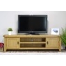 Cotswold Rustic Oak Extra Large TV Stand 180cm Wide Cotswold Rustic Oak Extra Large TV Stand 180cm Wide