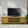 Cotswold Rustic Oak Extra Large TV Stand 180cm Wide Cotswold Rustic Oak Extra Large TV Stand 180cm Wide