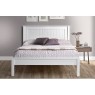Taurean Low Footend Wood Bed in White Taurean Low Footend Wood Bed in White