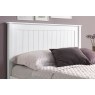 Taurean Low Footend Wood Bed in White Taurean Low Footend Wood Bed in White