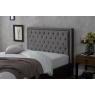 Limelight Rockford Fabric Bed Frame in Silver