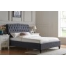 Rosalie Fabric Bed Frame in Dark Grey Rosalie Fabric Bed Frame in Dark Grey