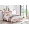Rosalie Fabric Bed Frame in Pink Rosalie Fabric Bed Frame in Pink