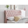 Rosalie Fabric Bed Frame in Pink Rosalie Fabric Bed Frame in Pink