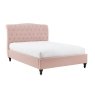 Rosalie Fabric Bed Frame in Pink Rosalie Fabric Bed Frame in Pink