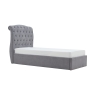 Limelight Rosalie Fabric Ottoman Storage Bed Frame in Light Grey