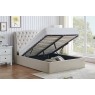 Rosalie Fabric Ottoman Storage Bed Frame in Natural