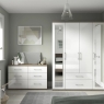 Maysons Furniture Calgary High-Gloss Double Wardrobe with Drawers