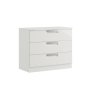 Milly High-Gloss 3 Drawer Chest of Drawers Milly High-Gloss 3 Drawer Chest of Drawers