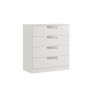 Milly High-Gloss 4 Drawer Chest of Drawers