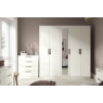 Milly High-Gloss 4 Drawer Midi Chest of Drawers
