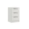 Milly High-Gloss 3 Drawer Bedside Table Milly High-Gloss 3 Drawer Bedside Table