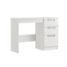 Milly High-Gloss Single Pedestal Dressing Table Milly High-Gloss Single Pedestal Dressing Table