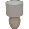 Baslow Etched Grey Large Ceramic Lamp with Shade Baslow Etched Grey Large Ceramic Lamp with Shade