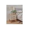 Vida Living Marlow Bedside Table in Cashmere Oak and Taupe