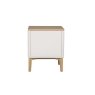 Vida Living Marlow Bedside Table in Cashmere Oak and Taupe Vida Living Marlow Bedside Table in Cashmere Oak and Taupe