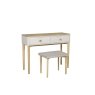 Vida Living Marlow Dressing Table in Cashmere Oak and Taupe Vida Living Marlow Dressing Table in Cashmere Oak and Taupe