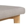Vida Living Marlow Dressing Table Stool in Cashmere Oak and Taupe Vida Living Marlow Dressing Table Stool in Cashmere Oak and Taupe