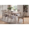 Vida Living Marlow Ext 125-165cm Dining Table Set in Cashmere Oak and Taupe