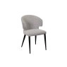 CLEARANCE - Belle Boucle Grey Fabric Occasional Dining Chair CLEARANCE - Belle Boucle Grey Fabric Occasional Dining Chair