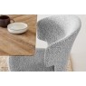 CLEARANCE - Belle Boucle Grey Fabric Occasional Dining Chair CLEARANCE - Belle Boucle Grey Fabric Occasional Dining Chair