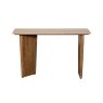 Eden Mango Wood Console Table with Travertine Tops Eden Mango Wood Console Table with Travertine Tops