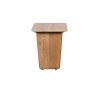 Eden Mango Wood Lamp Table with Travertine Tops Eden Mango Wood Lamp Table with Travertine Tops
