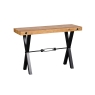 Baker Furniture Tasmania Reclaimed Oak Wood Console Table
