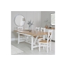 Kettle Interiors Eton Painted White Oak 1.8m Extending Dining Table